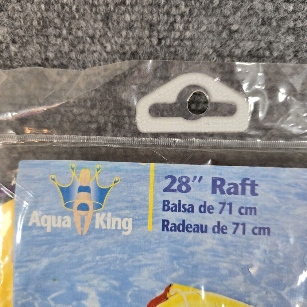 Vintage 1997 Aqua King 28" Raft Pool Float‎ Colorful Sealed NOS - Picture 2 of 4
